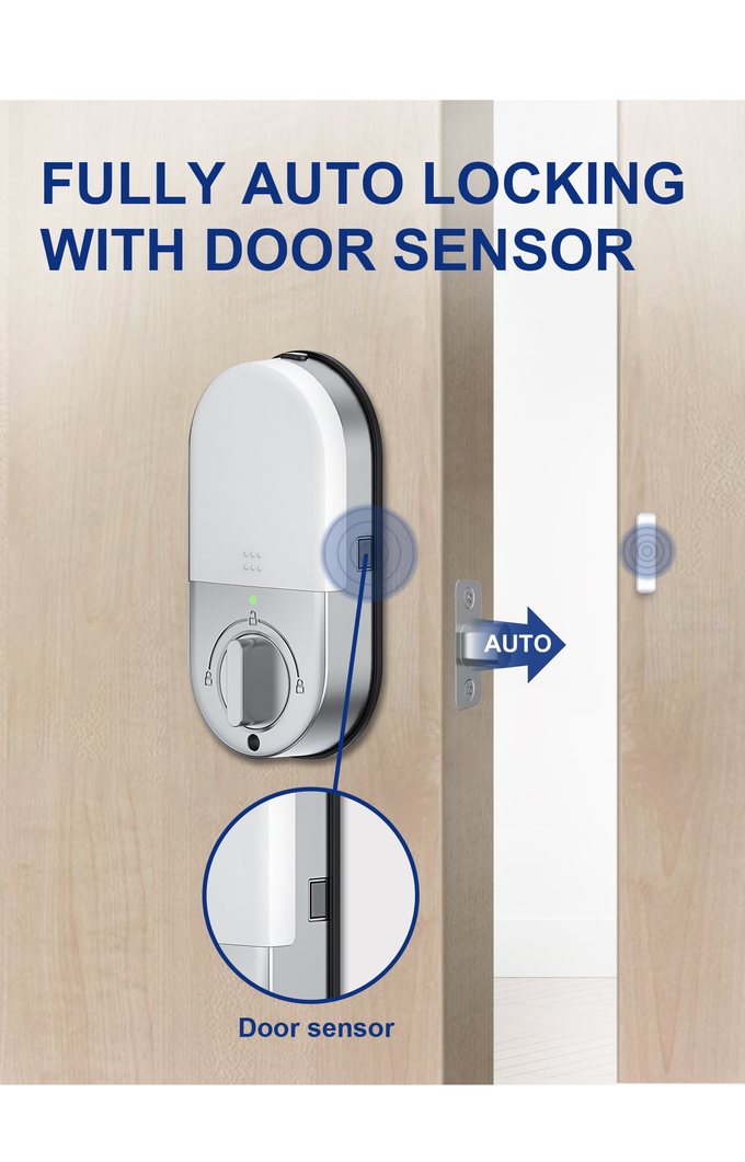 Apart Otel İçin Inteligente Bluetooth Dijital Kapı Kilidi 4